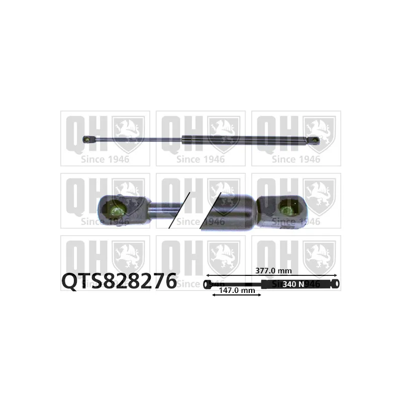 Vérin de hayon, de coffre QUINTON HAZELL QTS828276