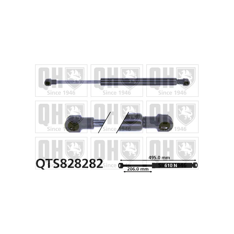 Vérin, capot-moteur QUINTON HAZELL QTS828282