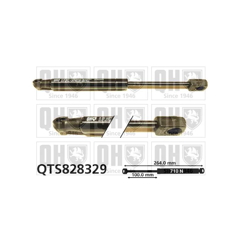 Vérin, capot-moteur QUINTON HAZELL QTS828329