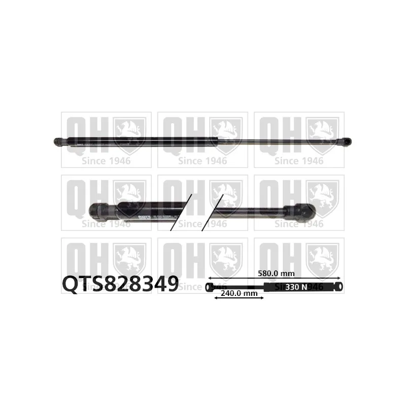 Vérin, capot-moteur QUINTON HAZELL QTS828349