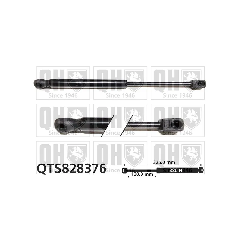 Vérin, capot-moteur QUINTON HAZELL QTS828376