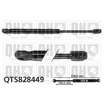 Vérin, capot-moteur QUINTON HAZELL QTS828449