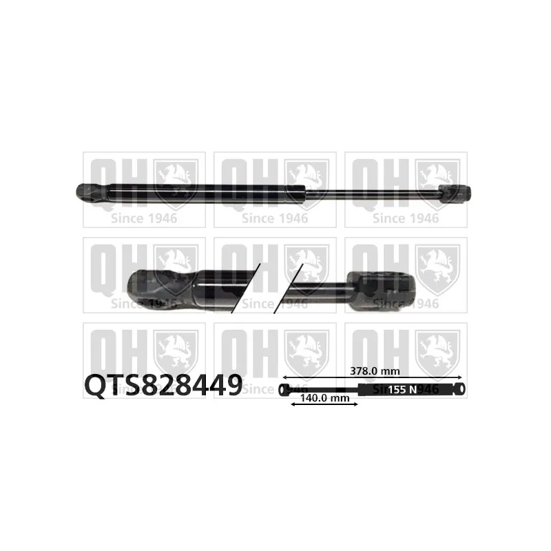 Vérin, capot-moteur QUINTON HAZELL QTS828449