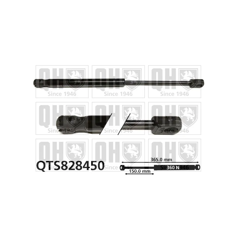 Vérin, capot-moteur QUINTON HAZELL QTS828450