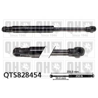 Vérin, capot-moteur QUINTON HAZELL QTS828454