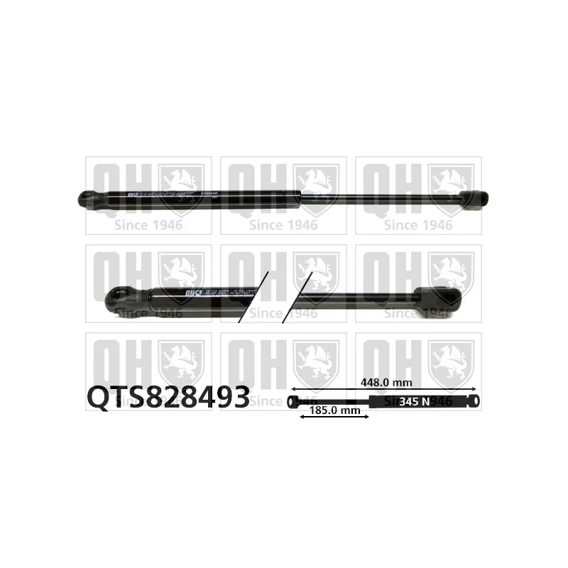 Vérin, capot-moteur QUINTON HAZELL QTS828493