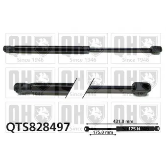 Vérin, capot-moteur QUINTON HAZELL QTS828497