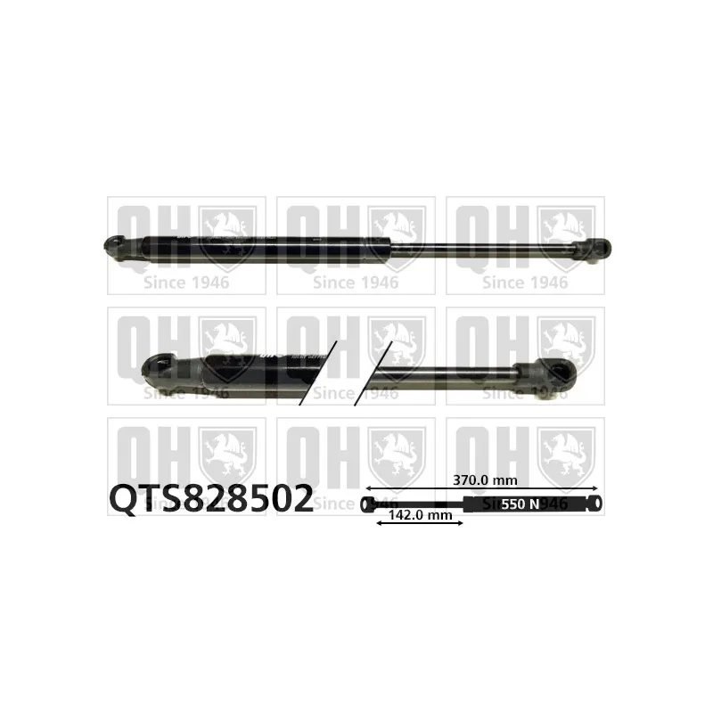 Vérin, capot-moteur QUINTON HAZELL QTS828502