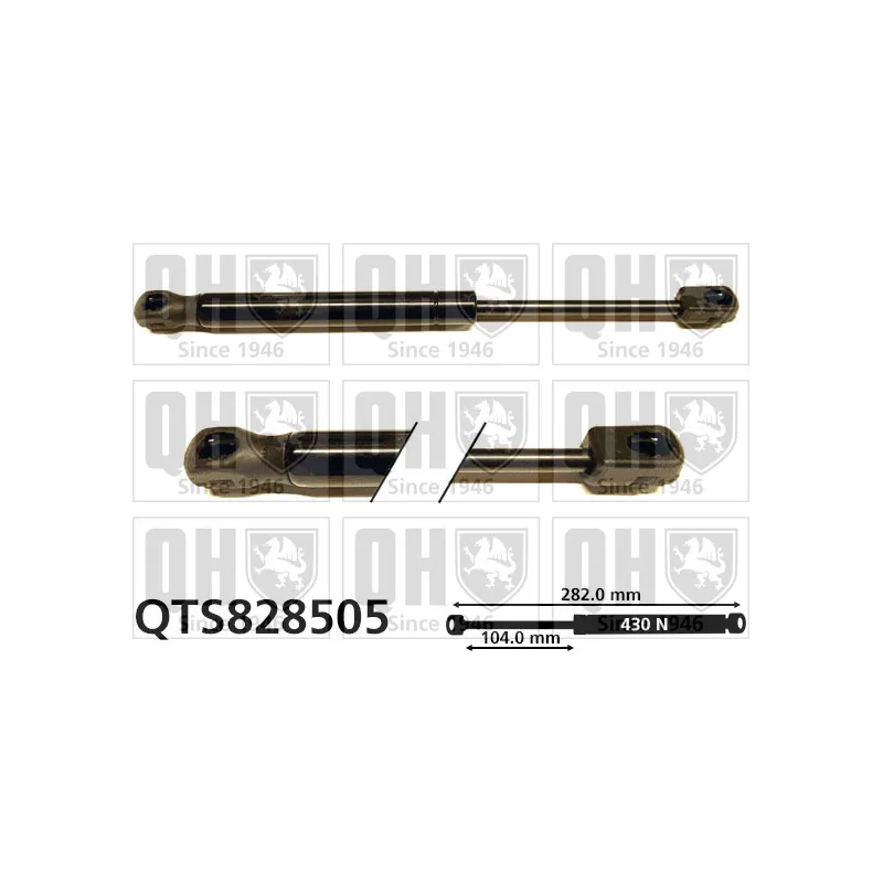 Vérin, capot-moteur QUINTON HAZELL QTS828505