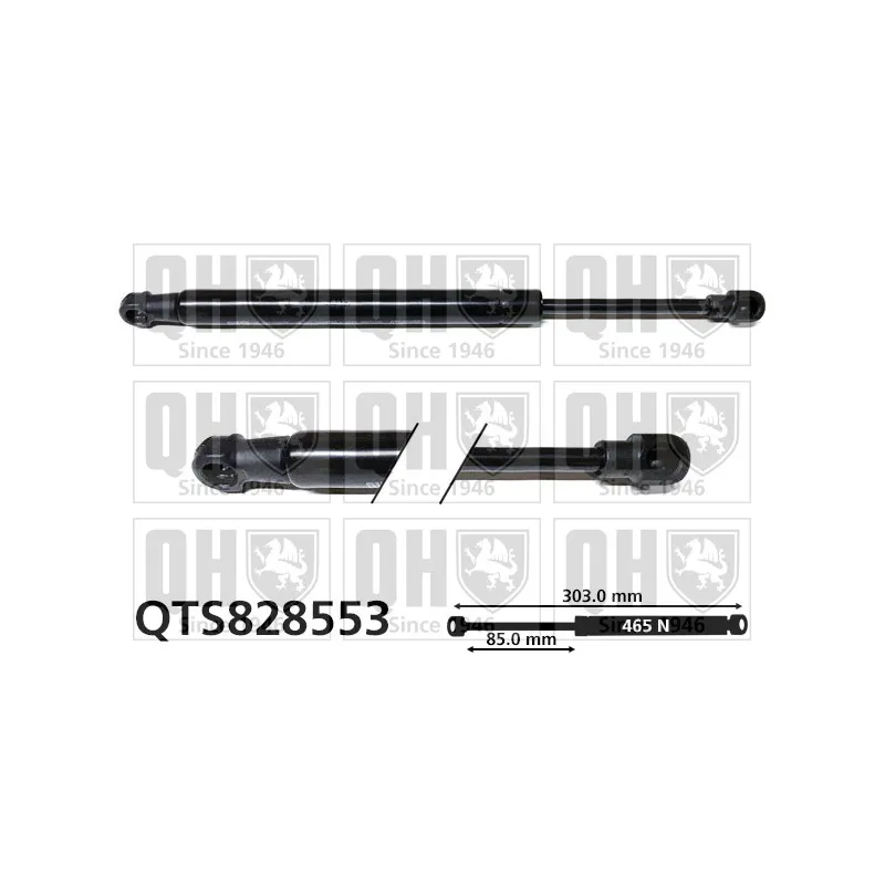 Vérin, capot-moteur QUINTON HAZELL QTS828553