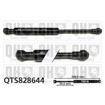 Vérin, capot-moteur QUINTON HAZELL QTS828644