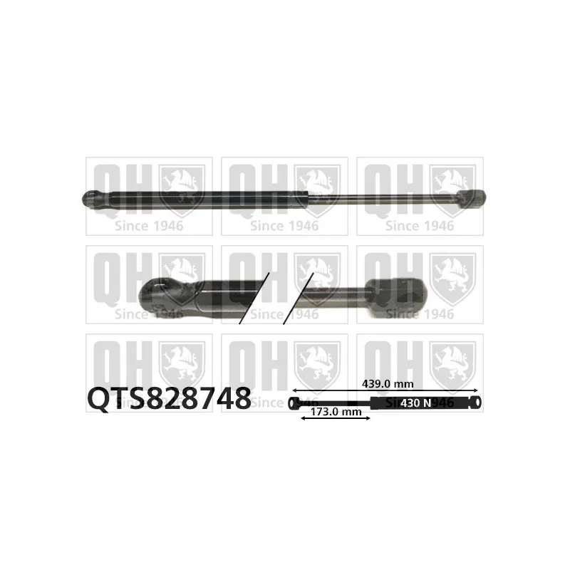Vérin, capot-moteur QUINTON HAZELL QTS828748