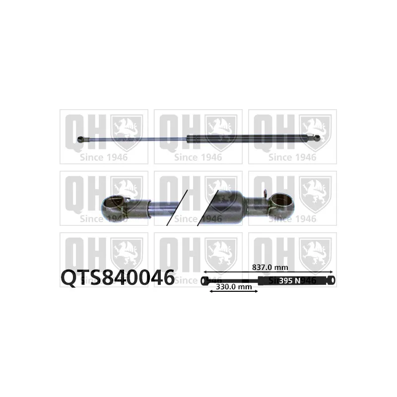 Vérin de hayon, de coffre QUINTON HAZELL QTS840046