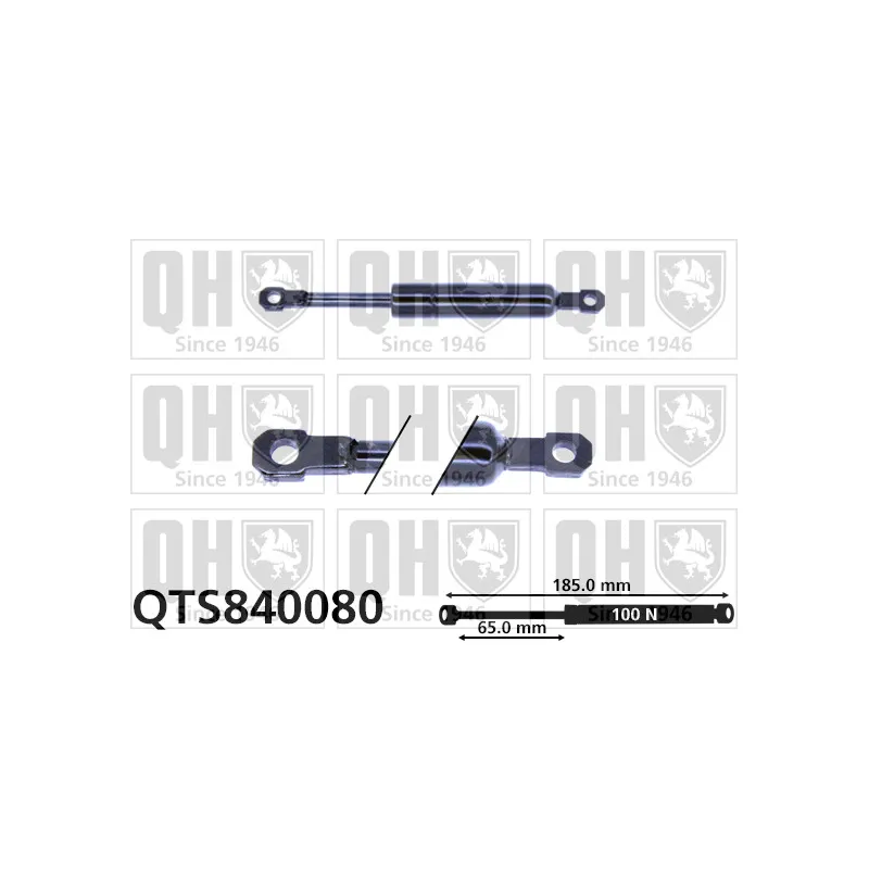 Vérin, table pliante QUINTON HAZELL QTS840080