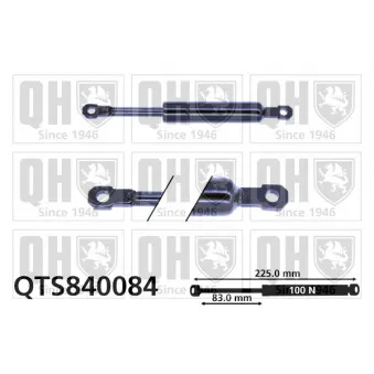 Vérin, table pliante QUINTON HAZELL QTS840084