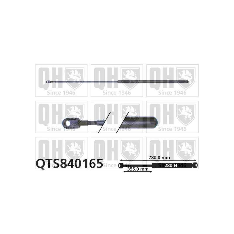 Vérin, capot-moteur QUINTON HAZELL QTS840165