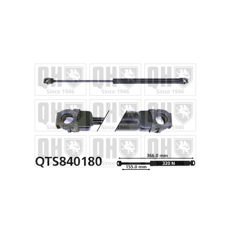 Vérin, capot-moteur QUINTON HAZELL QTS840180