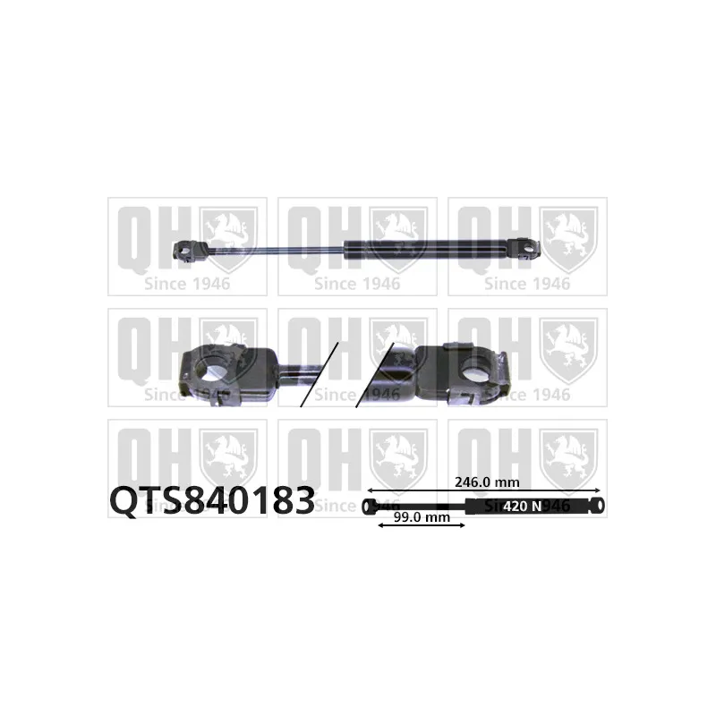 Vérin, capot-moteur QUINTON HAZELL QTS840183