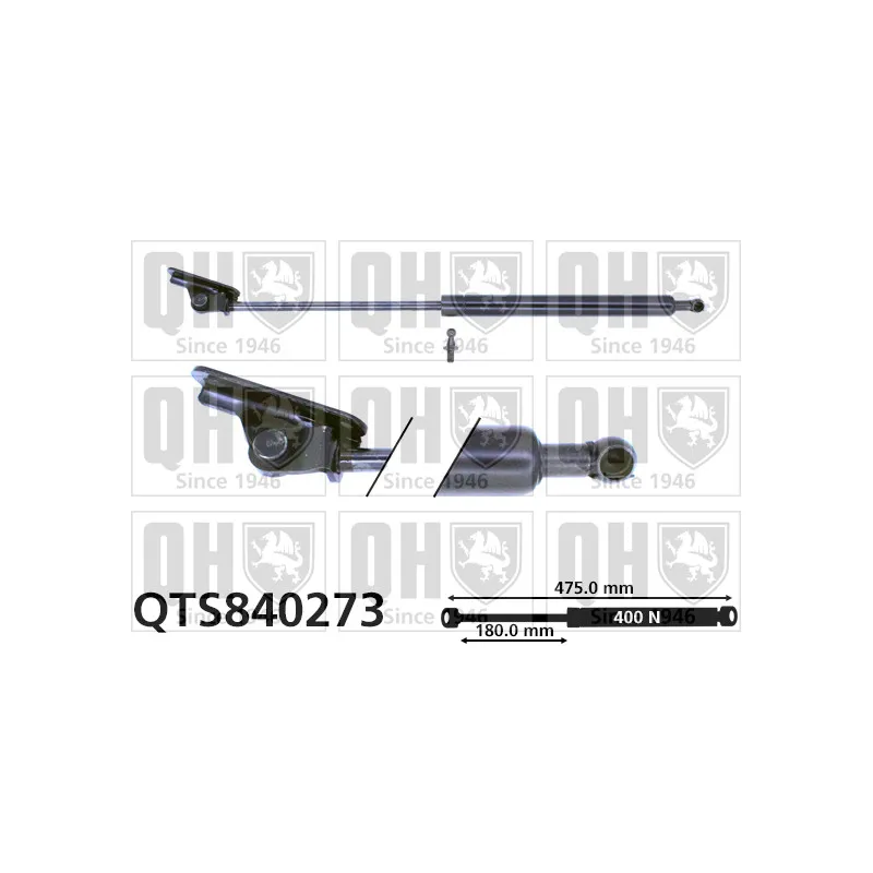 Vérin de hayon, de coffre QUINTON HAZELL QTS840273