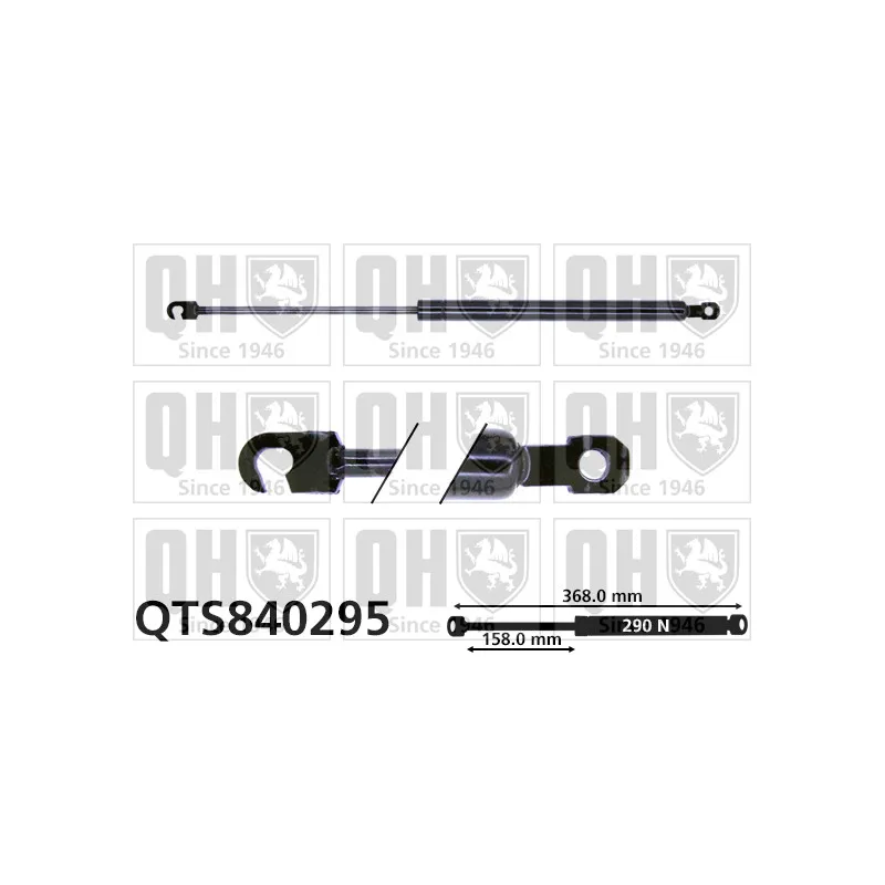 Vérin de hayon, de coffre QUINTON HAZELL QTS840295