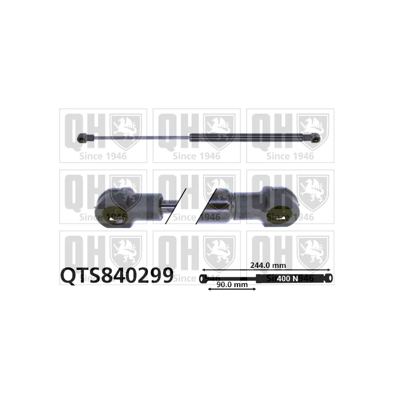 Vérin, capot-moteur QUINTON HAZELL QTS840299