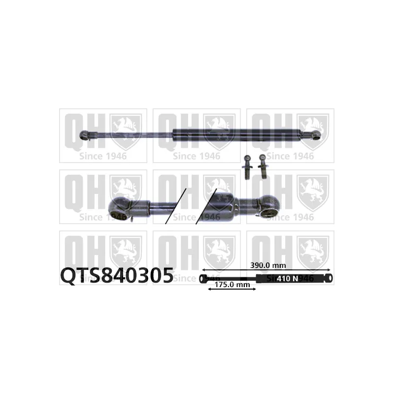 Vérin, capot-moteur QUINTON HAZELL QTS840305