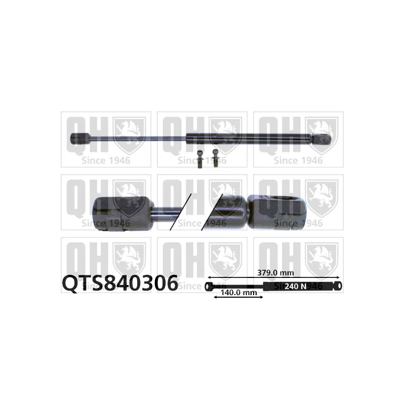 Vérin de hayon, de coffre QUINTON HAZELL QTS840306