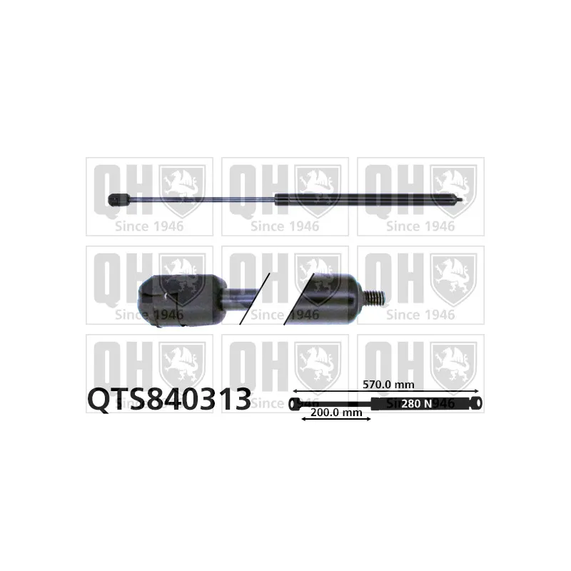 Vérin, capot-moteur QUINTON HAZELL QTS840313