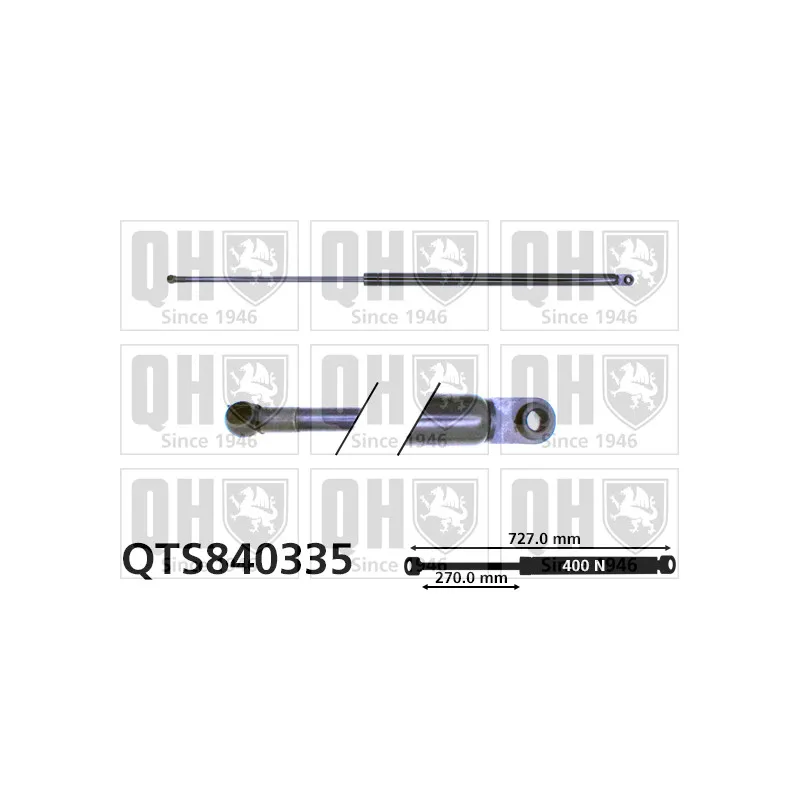 Vérin de hayon, de coffre QUINTON HAZELL QTS840335