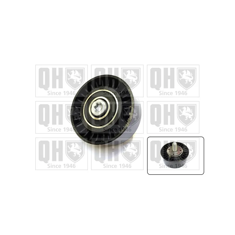 Poulie renvoi/transmission, courroie de distribution QUINTON HAZELL QTT1244