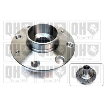 Moyeu de roue avant QUINTON HAZELL QWH167