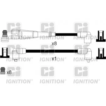 Kit de câbles d'allumage QUINTON HAZELL XC1024