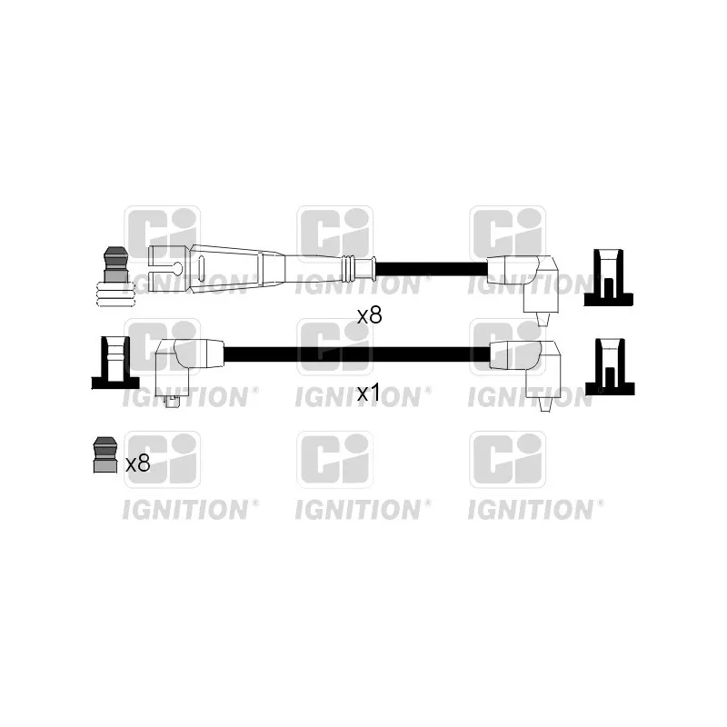 Kit de câbles d'allumage QUINTON HAZELL XC1024