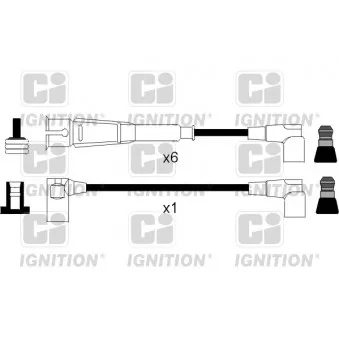 Kit de câbles d'allumage QUINTON HAZELL XC1042