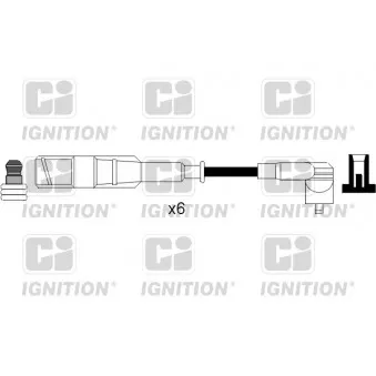 Kit de câbles d'allumage QUINTON HAZELL XC1088