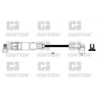 Kit de câbles d'allumage QUINTON HAZELL XC1118
