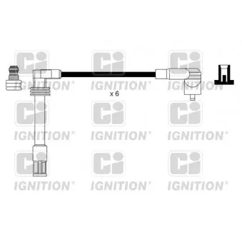 Kit de câbles d'allumage QUINTON HAZELL XC1122