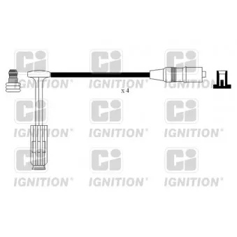 Kit de câbles d'allumage QUINTON HAZELL XC1136