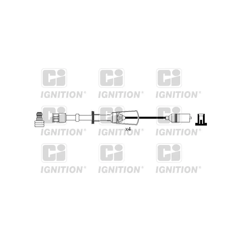 Kit de câbles d'allumage QUINTON HAZELL XC1161