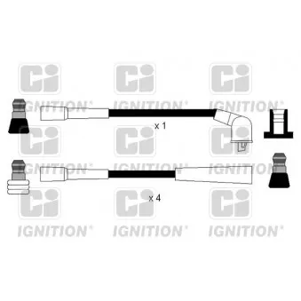 Kit de câbles d'allumage QUINTON HAZELL XC1174