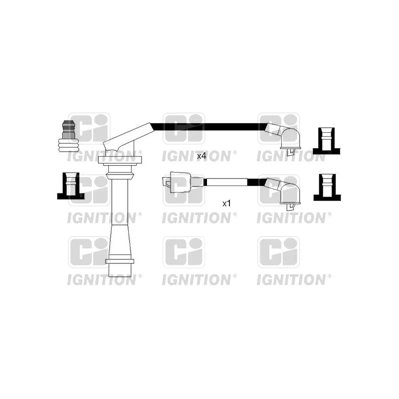Kit de câbles d'allumage QUINTON HAZELL XC1222