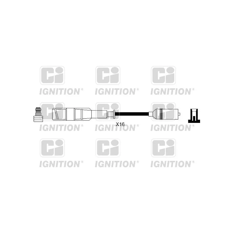 Kit de câbles d'allumage QUINTON HAZELL XC1225