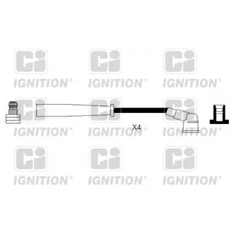 Kit de câbles d'allumage QUINTON HAZELL XC1232