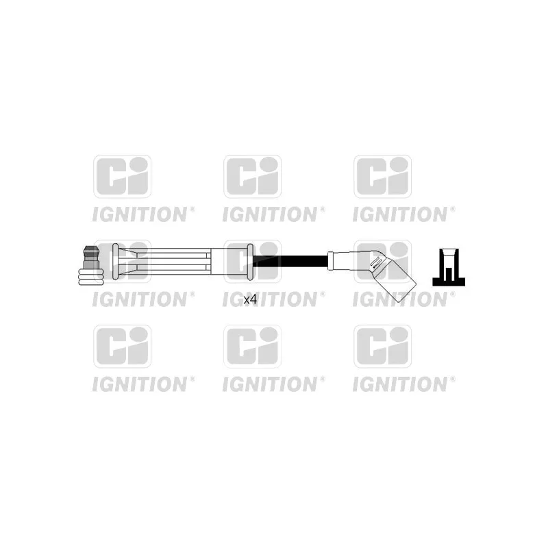 Kit de câbles d'allumage QUINTON HAZELL XC1234