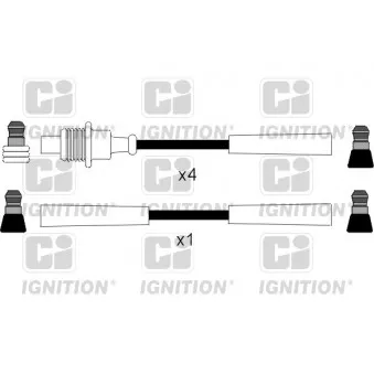 Kit de câbles d'allumage QUINTON HAZELL XC254