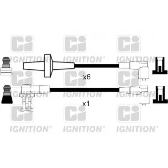 Kit de câbles d'allumage QUINTON HAZELL XC319
