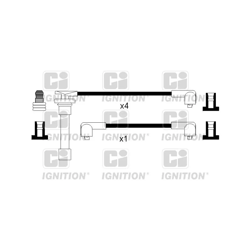 Kit de câbles d'allumage QUINTON HAZELL XC357