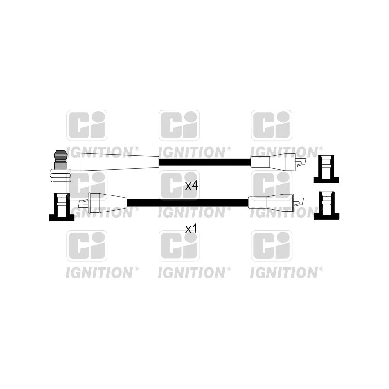 Kit de câbles d'allumage QUINTON HAZELL XC411