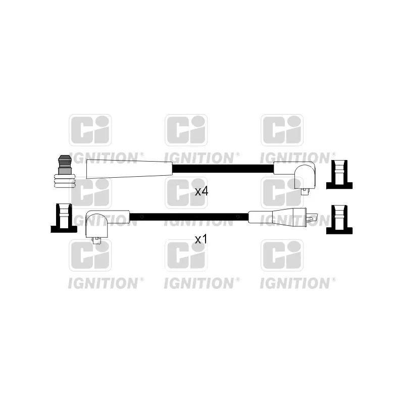 Kit de câbles d'allumage QUINTON HAZELL XC421