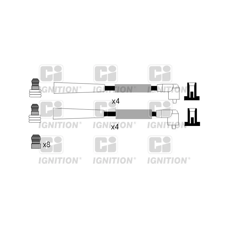 Kit de câbles d'allumage QUINTON HAZELL XC432